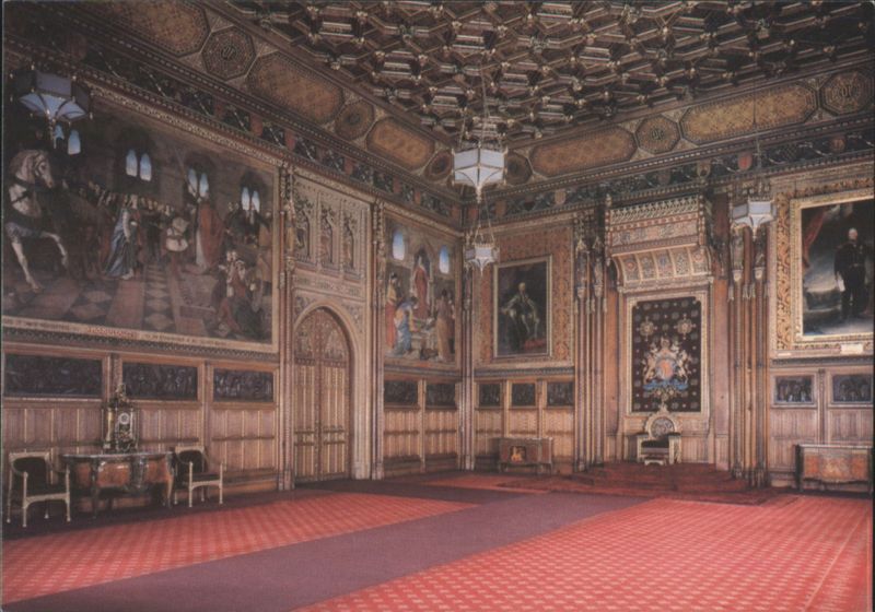 Palace of Westminster, Queen's Robing Room Royalty