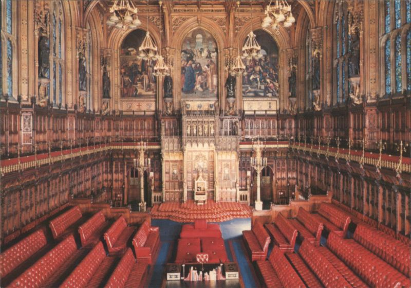 House of Lords Chamber, Palace of Westminster London United Kingdom