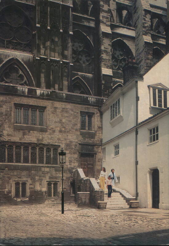 Westminster Abbey Deanery, Cobbled Courtyard, London United Kingdom