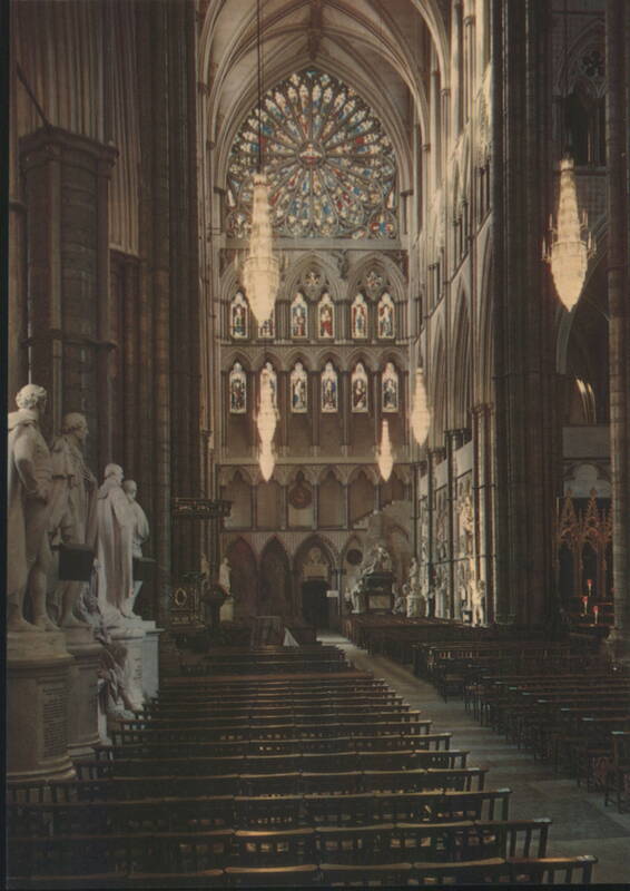 Westminster Abbey South Transept & Rose Window Great Britain