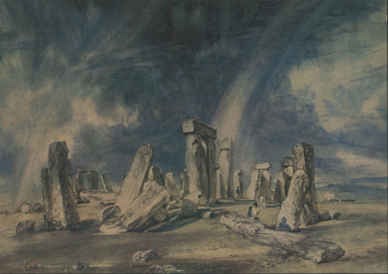 Stonehenge, Wiltshire, by John Constable, R.A. England