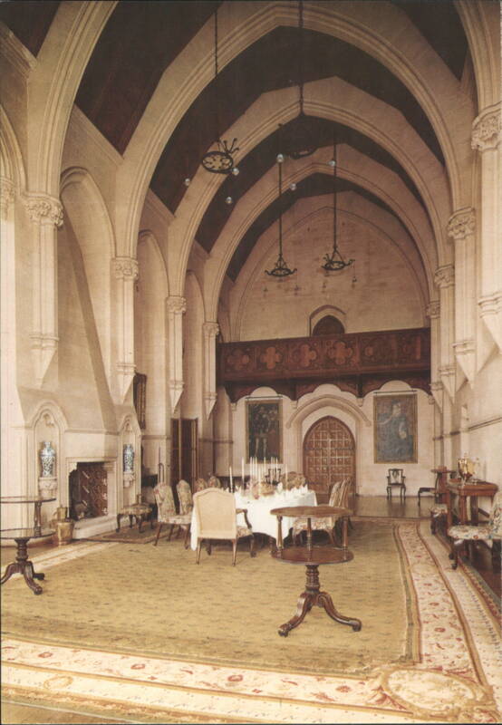 Arundel Castle Dining Room, Gothic Arches & Long Table United Kingdom