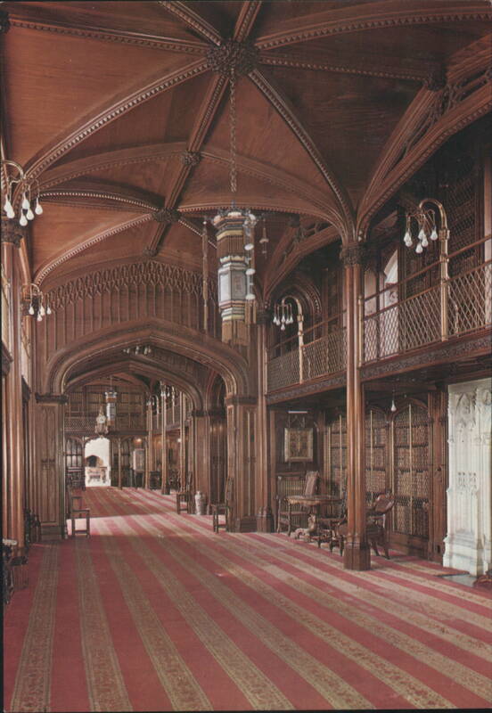 Arundel Castle, The Library, Wooden Vaulted Ceiling United Kingdom
