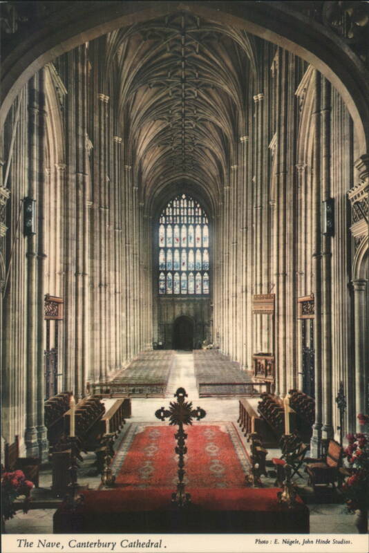Canterbury Cathedral Nave, Perpendicular Gothic Architecture United Kingdom