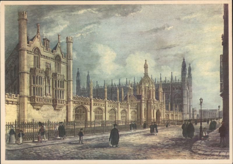 King's College, Cambridge, from King's Parade United Kingdom
