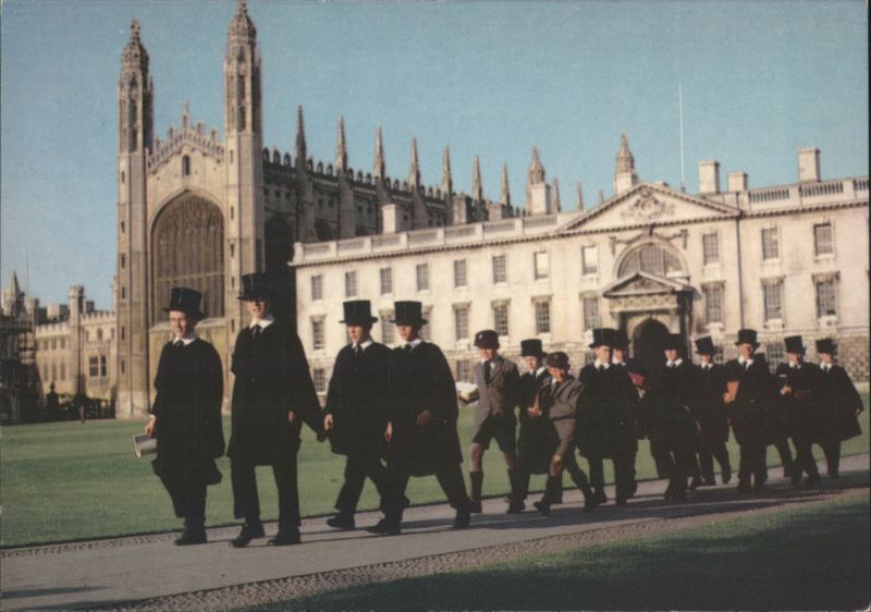 King's College Cambridge Choristers, Academic Dress United Kingdom