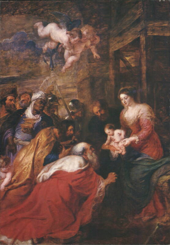 The Adoration of the Magi by Peter Paul Rubens Madonna & Child