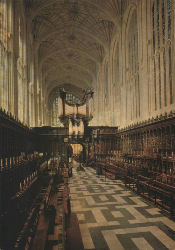King's College Chapel, Cambridge: Choir Looking West United Kingdom