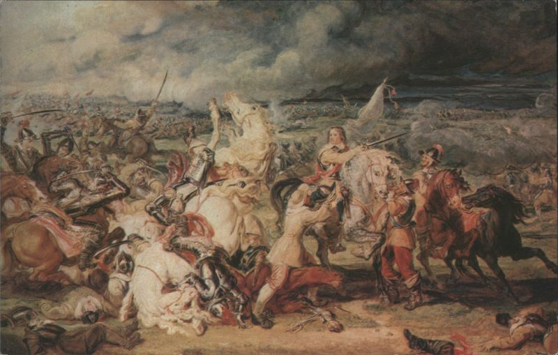 The Battle of Marston Moor, Cromwell Museum Huntingdon United Kingdom