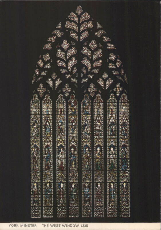York Minster The West Window 1338 England Yorkshire