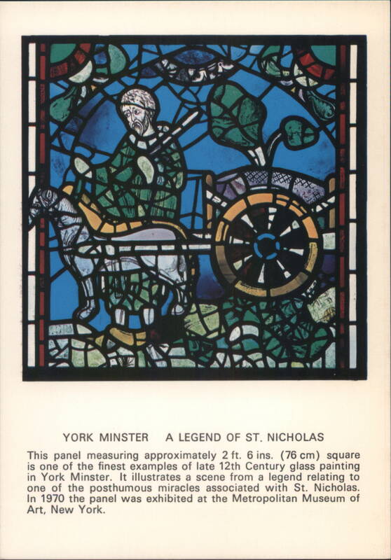 York Minster: Legend of St. Nicholas 12th Century Stained Glass England
