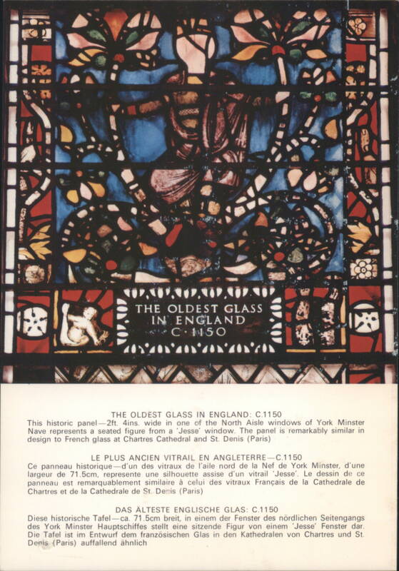 Oldest Glass in England C.1150, York Minster Jesse Window