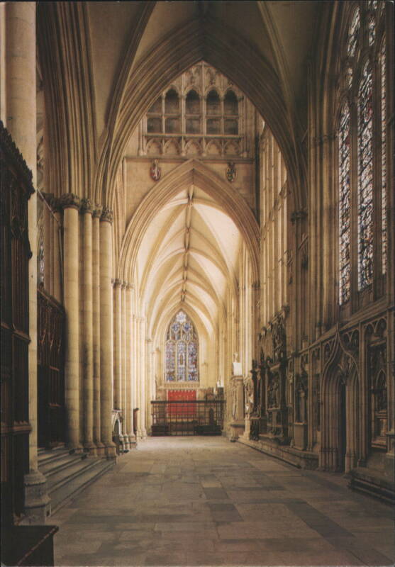 York Minster South Choir Aisle United Kingdom S. W. Newbery