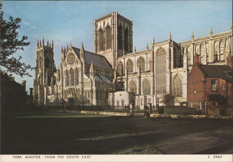 YORK MINSTER FROM THE SOUTH EAST UK