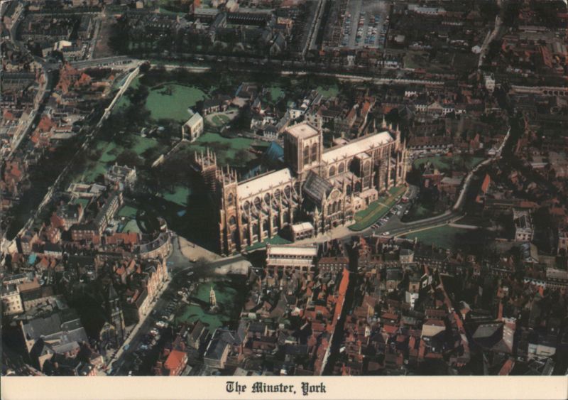The Minster, York Aerial View UK