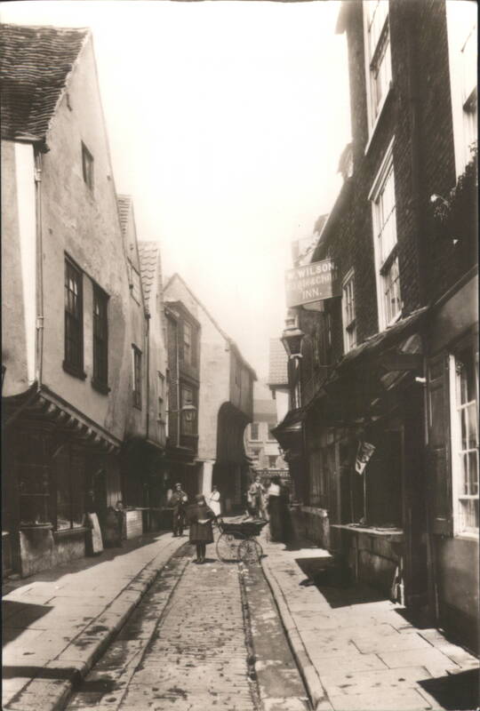 Shambles York Street Scene, 1894 UK