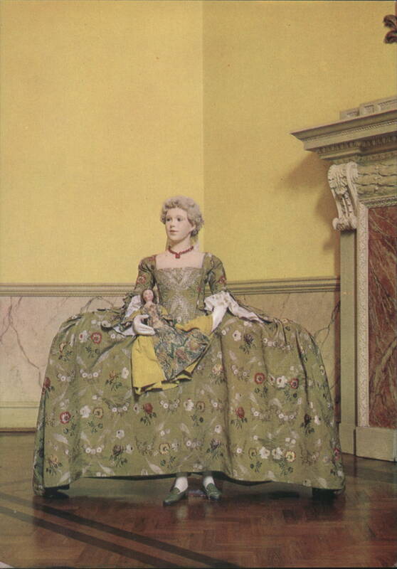Little Girl's Formal Brocade Gown, Late 1740s Bath United Kingdom