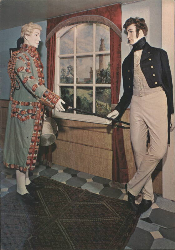 FOOTMAN & DANDY c.1830, Museum of Costume, Bath United Kingdom