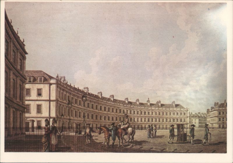 The Circus, Bath, about 1784, by Thomas Malton Jr. United Kingdom