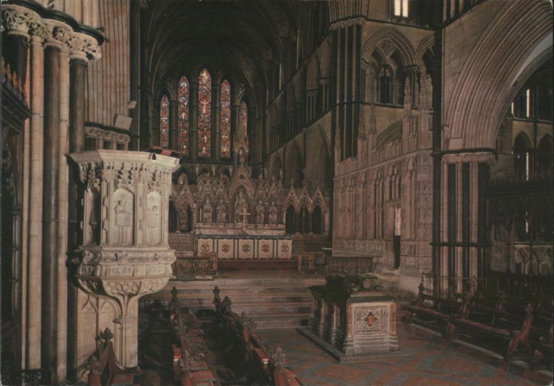 Worcester Cathedral: High Altar, Prince Arthur's Chantry, King John's Tomb England