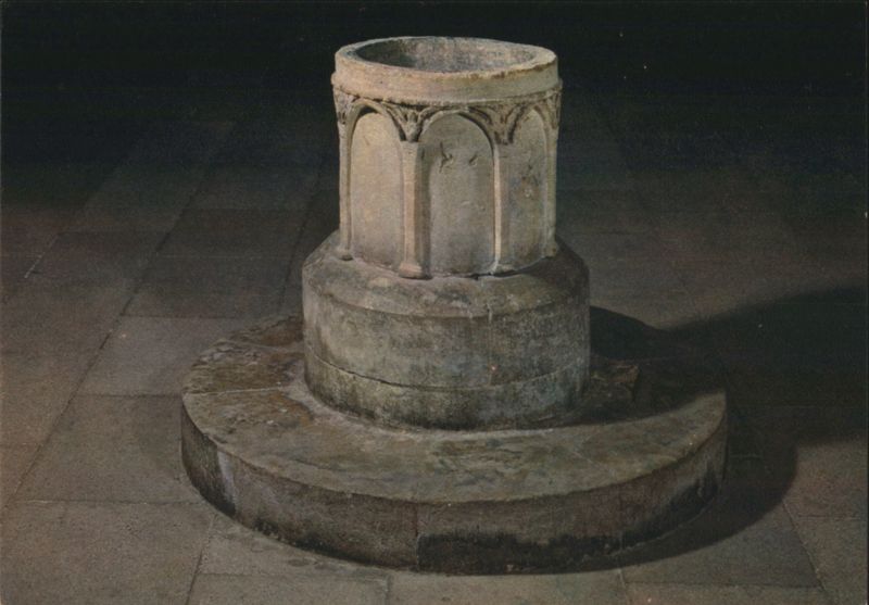 Wells Cathedral, Somerset - The Font, Probably 12th Century England