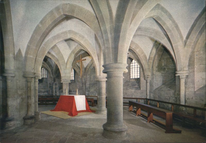 Wells Cathedral Undercroft, Theological College Chapel England