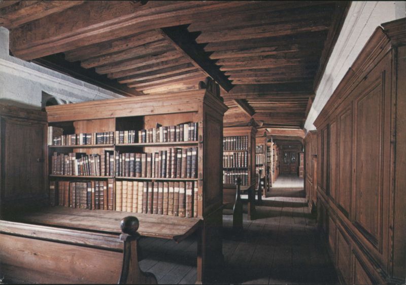 Wells Cathedral Library Interior, Built 1425, Refurnished 1685 United Kingdom