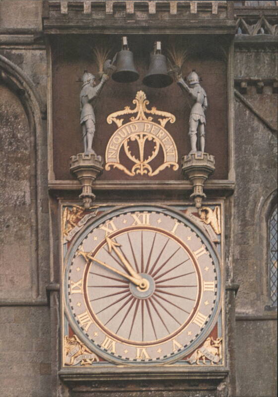 Wells Cathedral Clock, Somerset, England United Kingdom