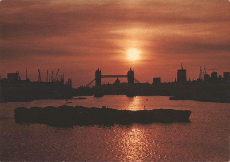Tower Bridge at Sunset, London United Kingdom