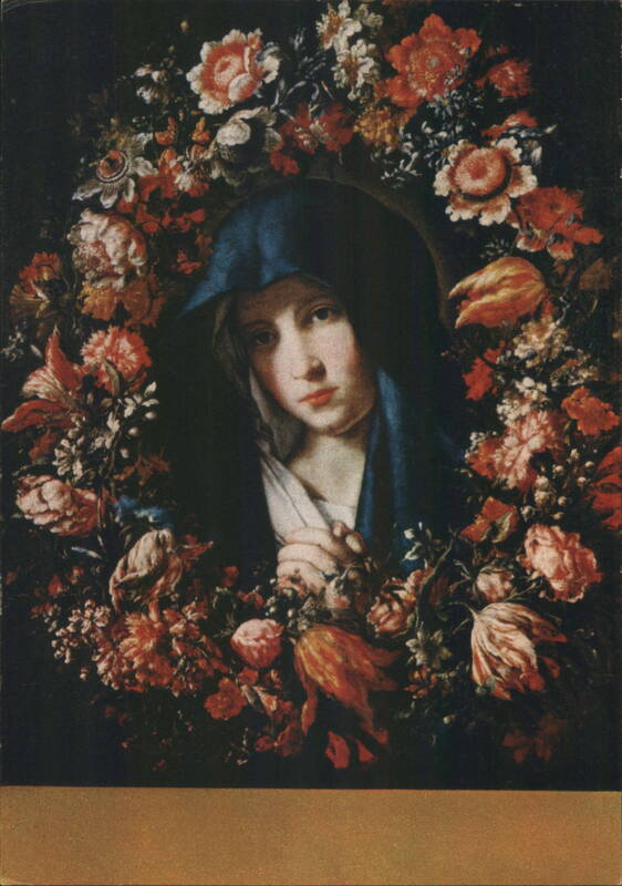 The Madonna G. B. Salvi (Sassoferrato) Flower Wreath