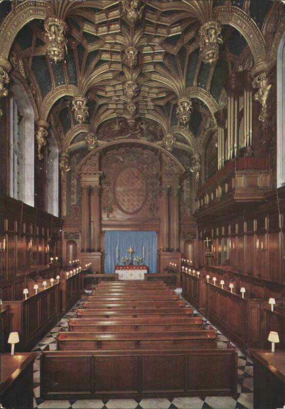 Hampton Court Palace, Chapel Royal from Royal Pew England