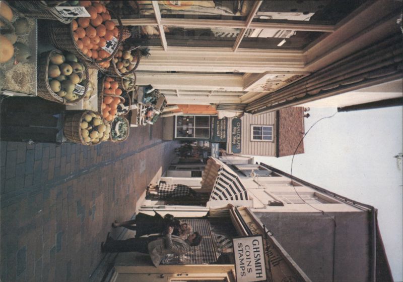 The Lanes, Brighton - Shops, Fruit, Coins, Stamps United Kingdom