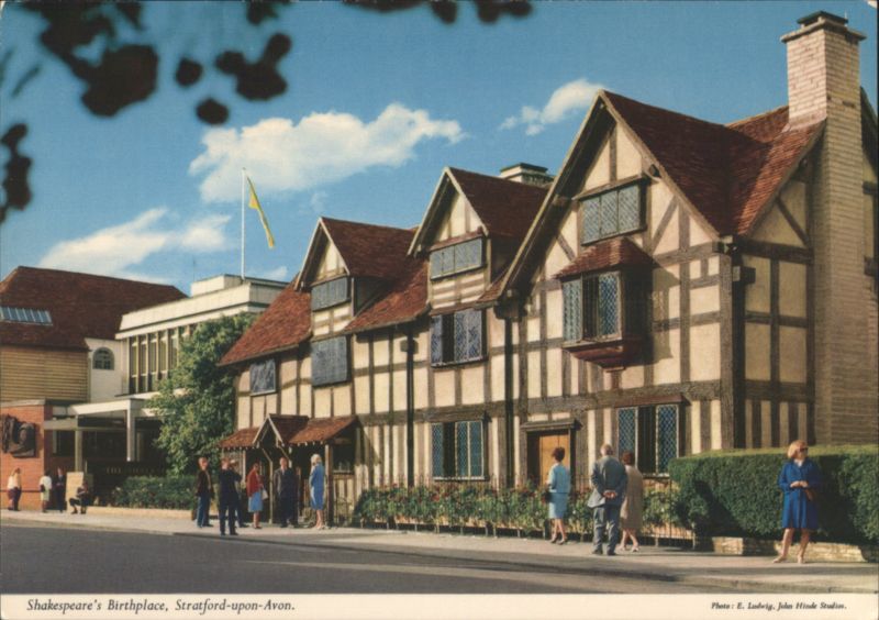 Shakespeare's Birthplace, Half-Timbered Henley Street Stratford-upon-Avon United Kingdom