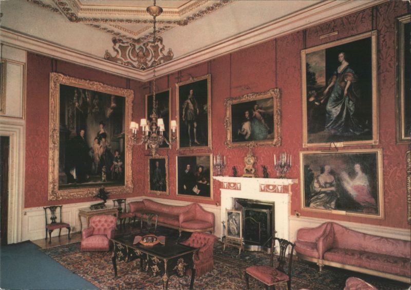 Blenheim Palace: The Red Drawing Room United Kingdom