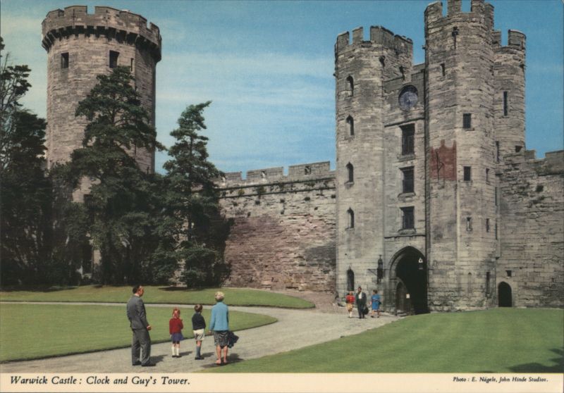 Warwick Castle: Clock and Guy's Tower United Kingdom