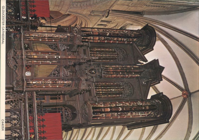 Gloucester Cathedral, 17th Century Organ Case England