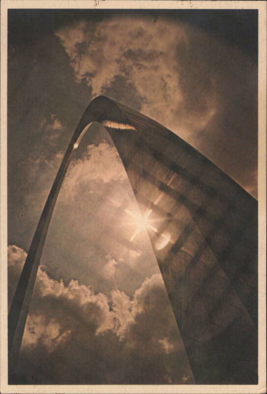 Gateway Arch, St. Louis, MO - Sunburst Through Arch Missouri