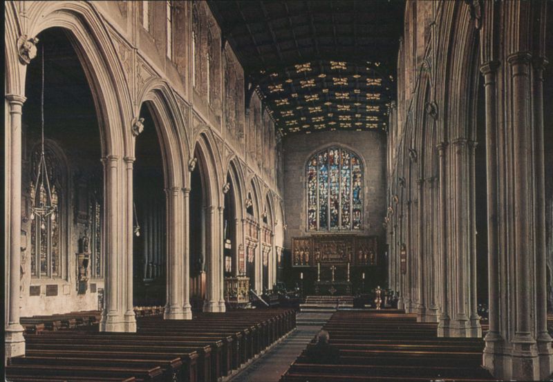 St Margaret's Church Nave, High Altar, Reredos looking east