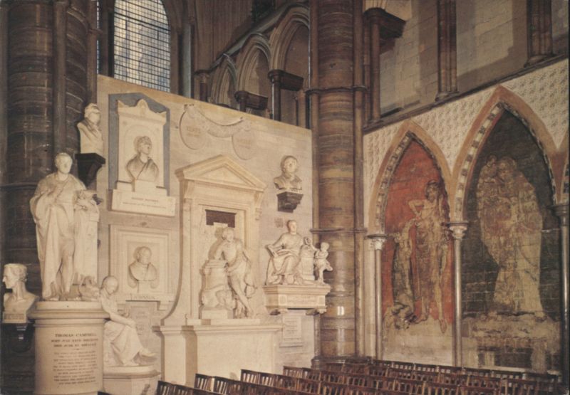 Westminster Abbey South Transept with Wall Paintings London United Kingdom
