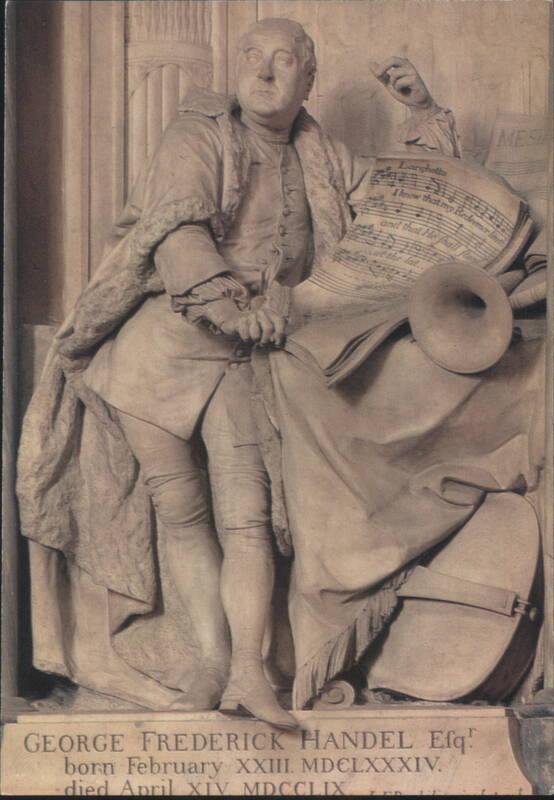George Frederick Handel Monument, Westminster Abbey London United Kingdom