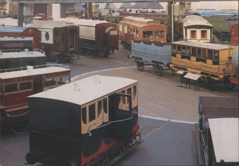 Carriages, Main Hall, National Railway Museum, York England
