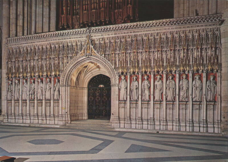 York Minster Choir Screen England Yorkshire