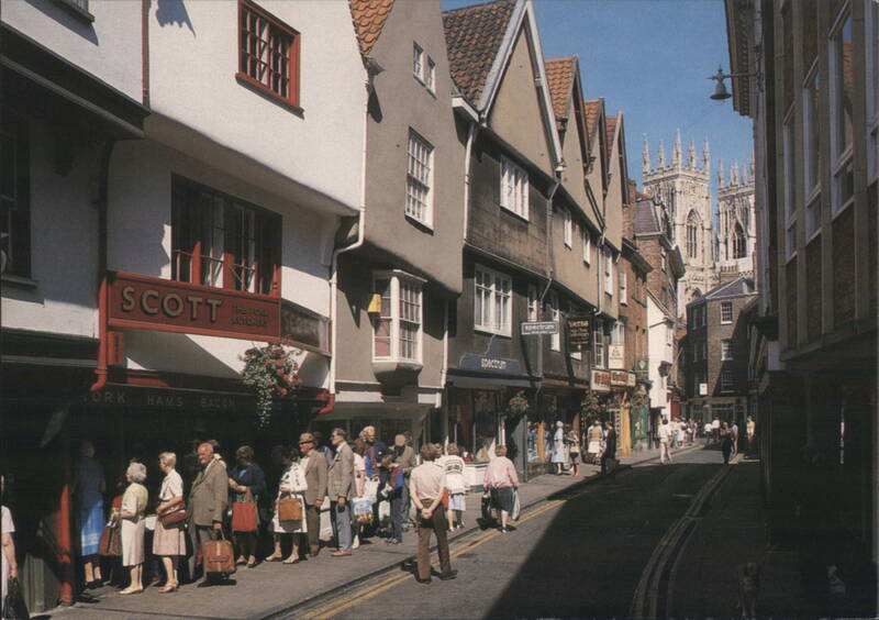 Low Petergate Street Scene, York Minster United Kingdom