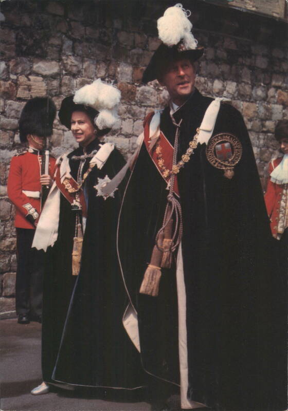 Queen Elizabeth II & Duke of Edinburgh, Garter Ceremony Windsor United Kingdom