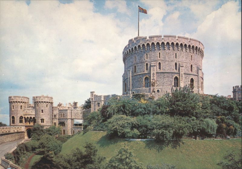 Windsor Castle Norman Gate and the Round Tower United Kingdom