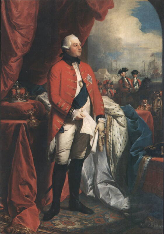 George III Portrait by Benjamin West Royalty