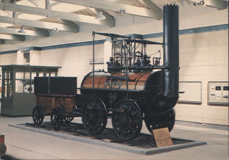 Locomotion (1825) Steam Locomotive, Darlington, Great Britain