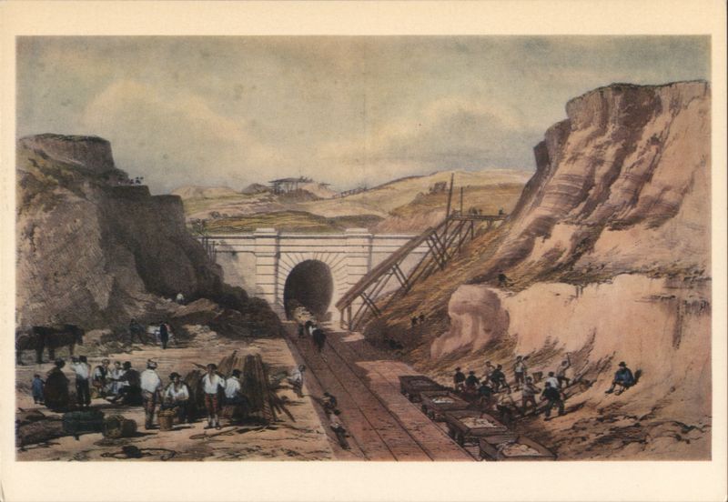 North Church Tunnel Construction, London & Birmingham Railway United Kingdom
