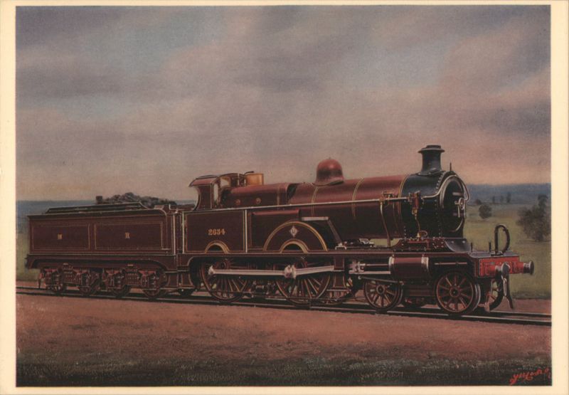 Midland Railway No. 2634 Compound Locomotive 1901 United Kingdom