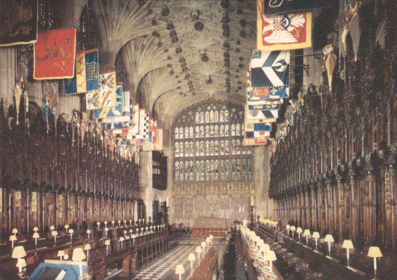 The Quire facing East, St. George's Chapel, Windsor United Kingdom